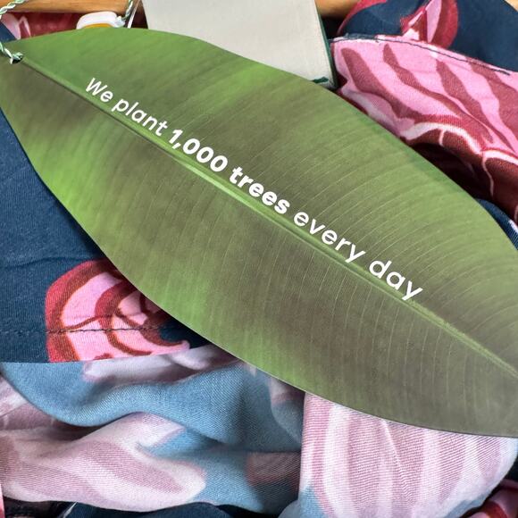 Farm Rio NWT Women's Size XS Flower Delicacy Paisley Slip Dress Y2K Retro $210 - Picture 10 of 13